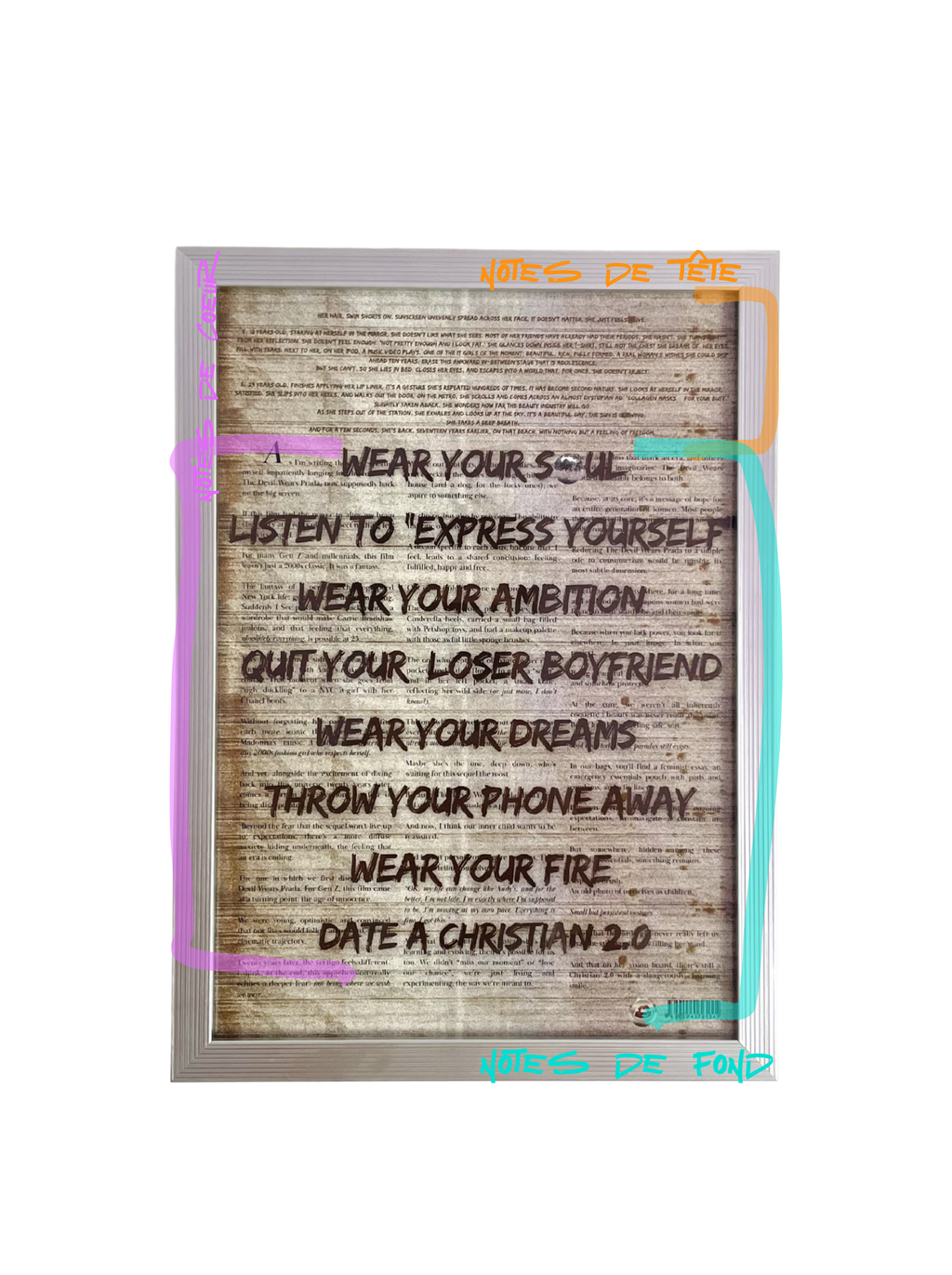 poster - gen z is the new devil - 21 x 29,7