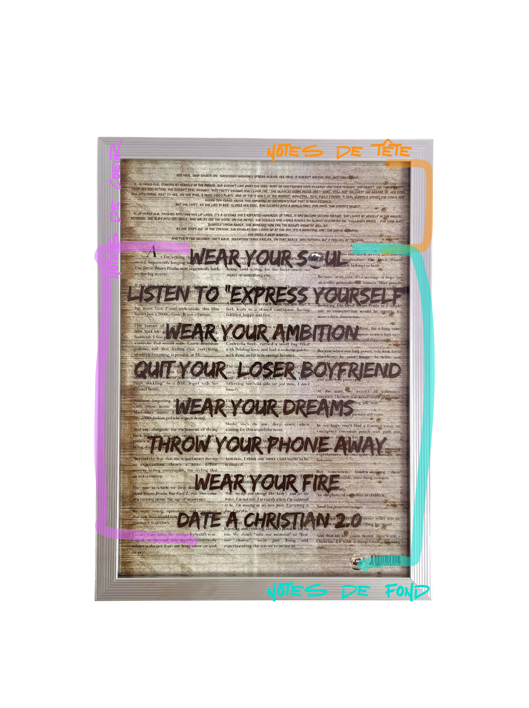 poster - gen z is the new devil - 21 x 29,7