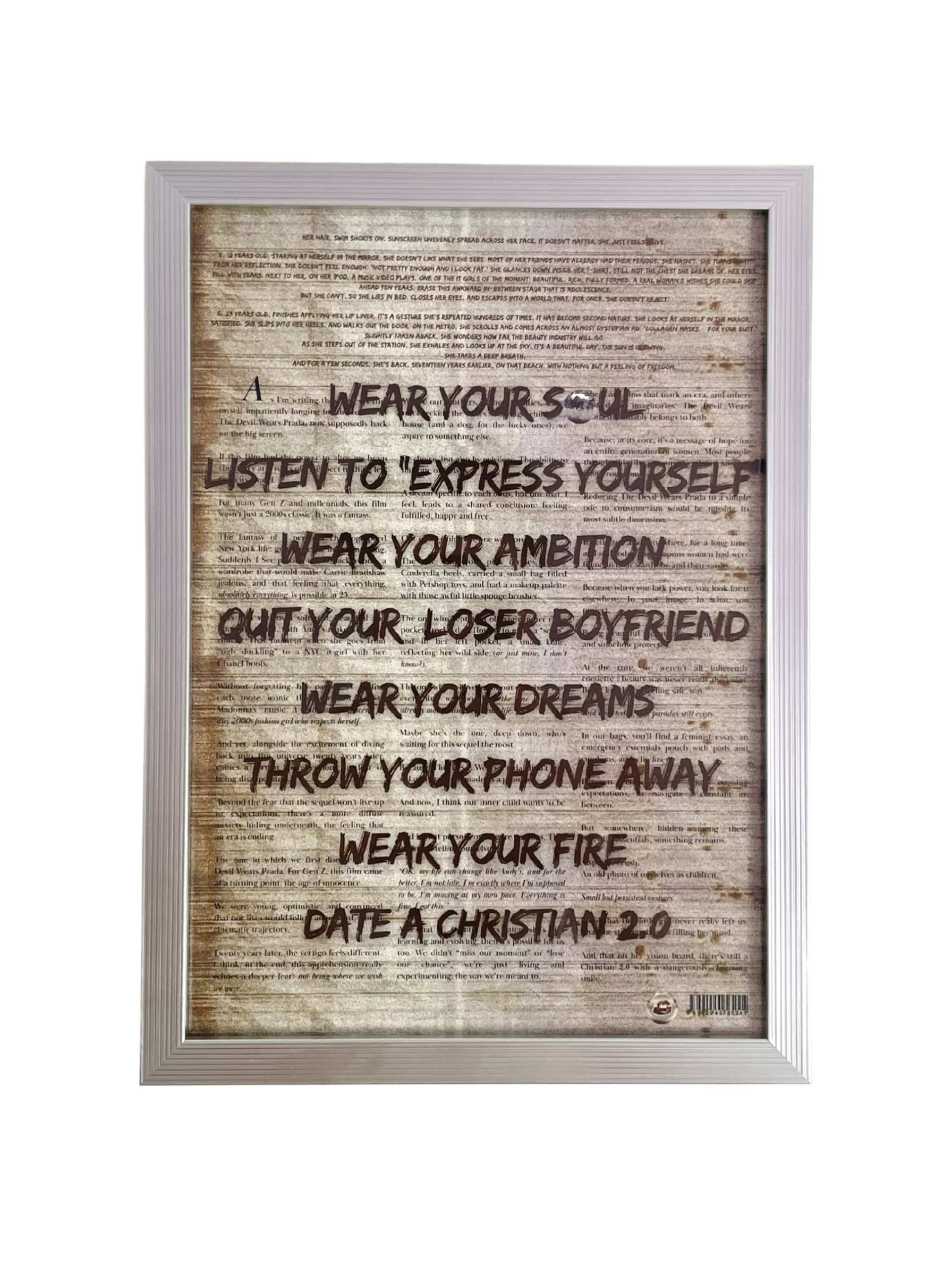 poster - gen z is the new devil - 21 x 29,7